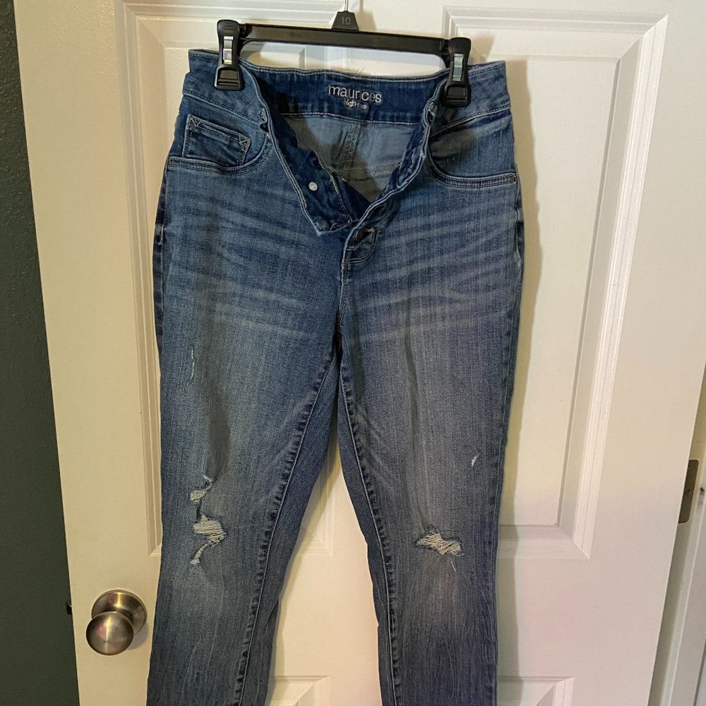 Womens Maurices Stonewashed Jeans Small Regular
